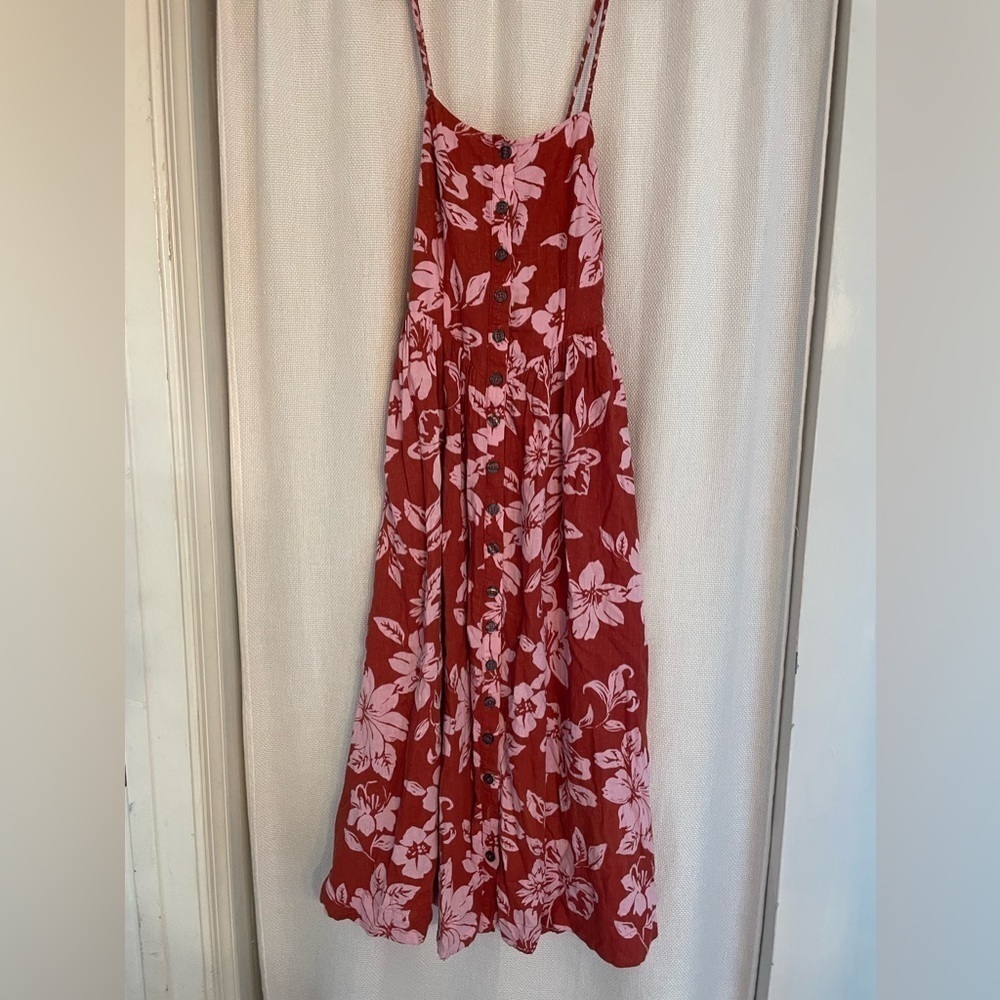 Free People maxi sun dress. Pockets. Fully lined - Picture 2 of 4
